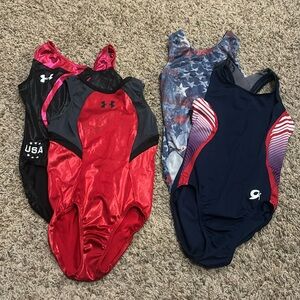 Bundle of 2 GK & 2 Under Armour patriotic Leo’s.  Adult small.